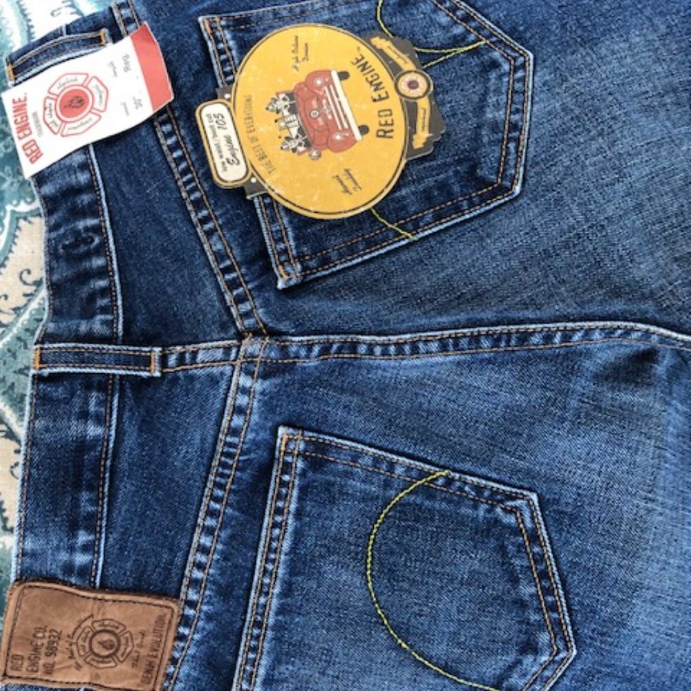 Red Engine Jeans - Picture 2 of 4